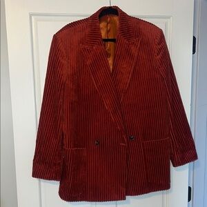 Men’s Rust Corduroy Blazer